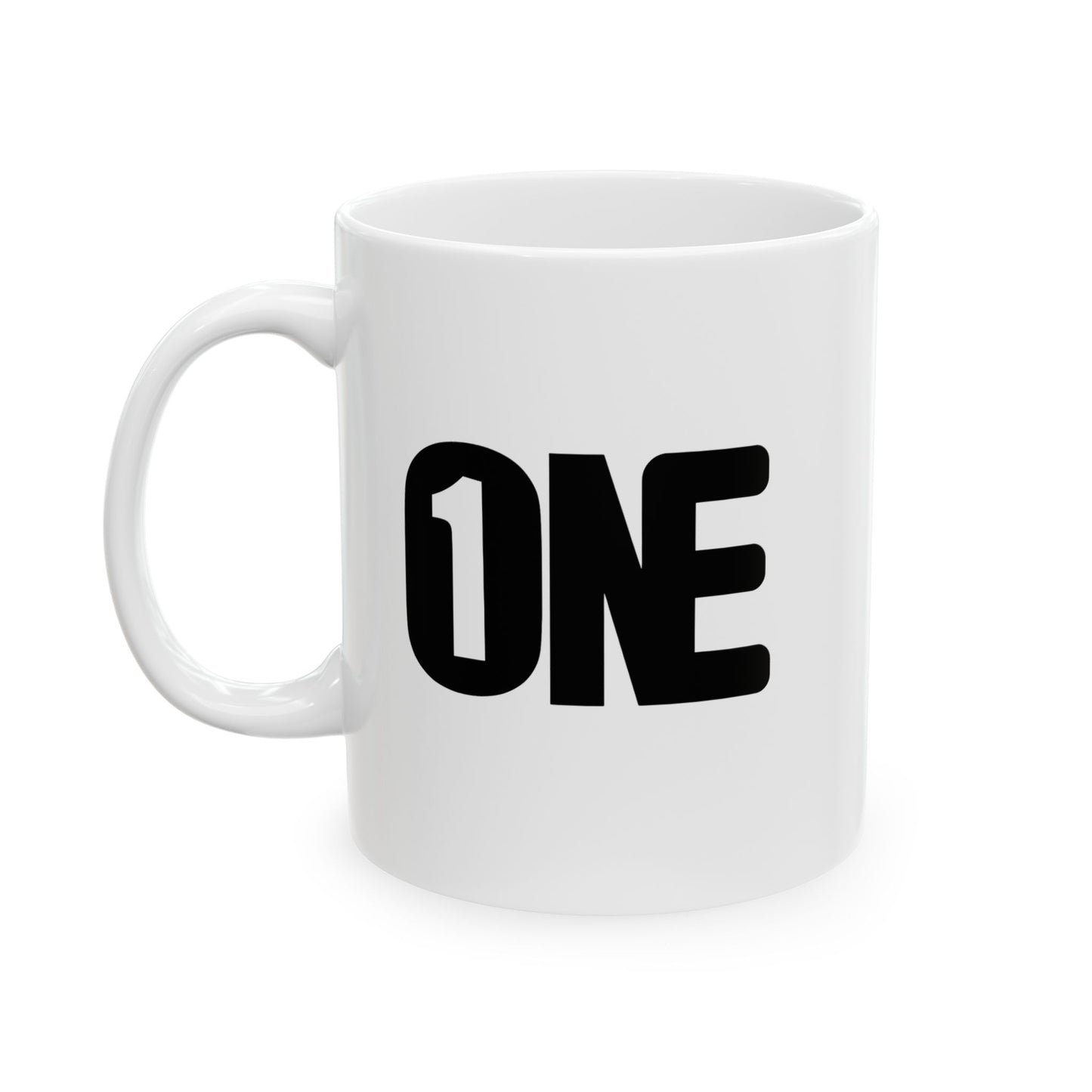 ONE logo Ceramic Mug, (11oz, 15oz)
