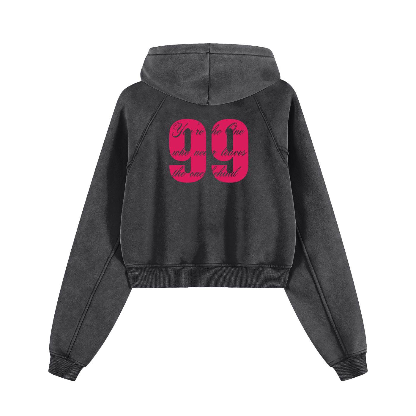 Big 99 (Women’s Snow-Washed Cropped Hoodie)