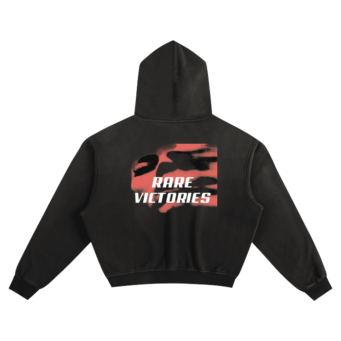 Rare victories (Sunfade Boxy Hoodie)