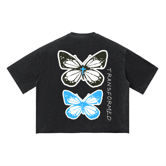 Transformed (Unisex Vintage Wash Boxy T-Shirt)