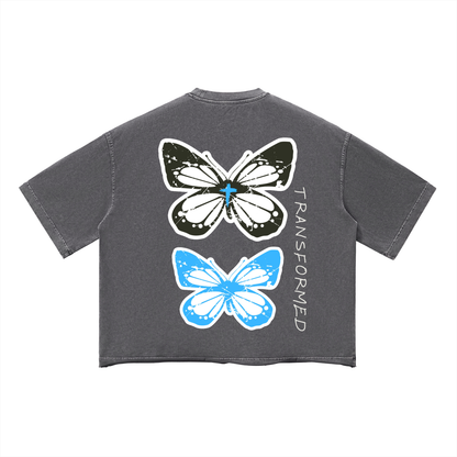 Transformed (Unisex Vintage Wash Boxy T-Shirt)