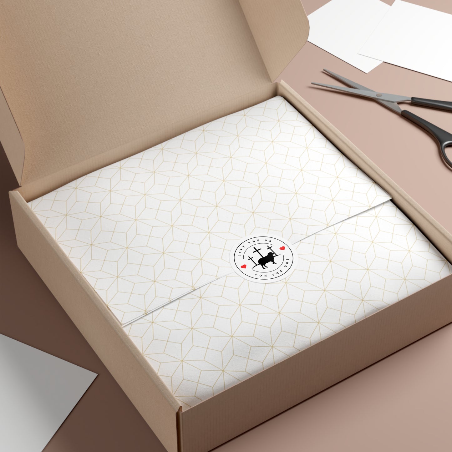 Left the 99 for the one (Round Vinyl Sticker)