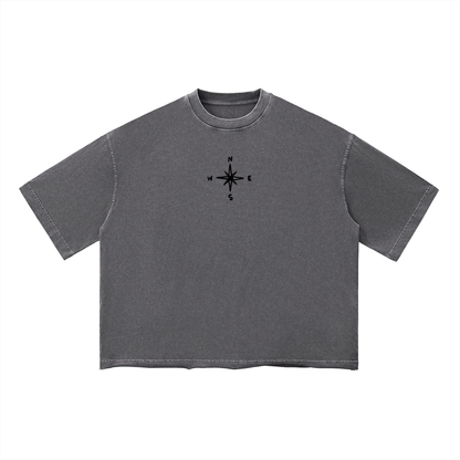 Lead the way (Unisex Vintage Wash Boxy T-Shirt)