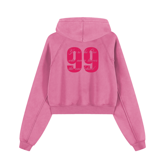 Big 99 (Women’s Snow-Washed Cropped Hoodie)