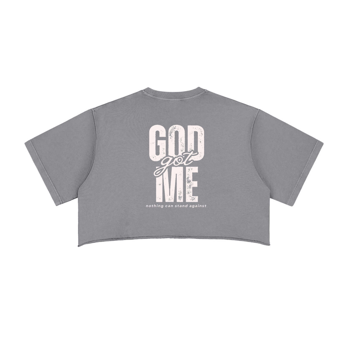 God got me (crop top)