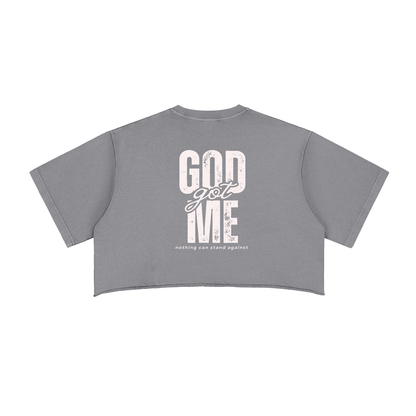 God got me (crop top)