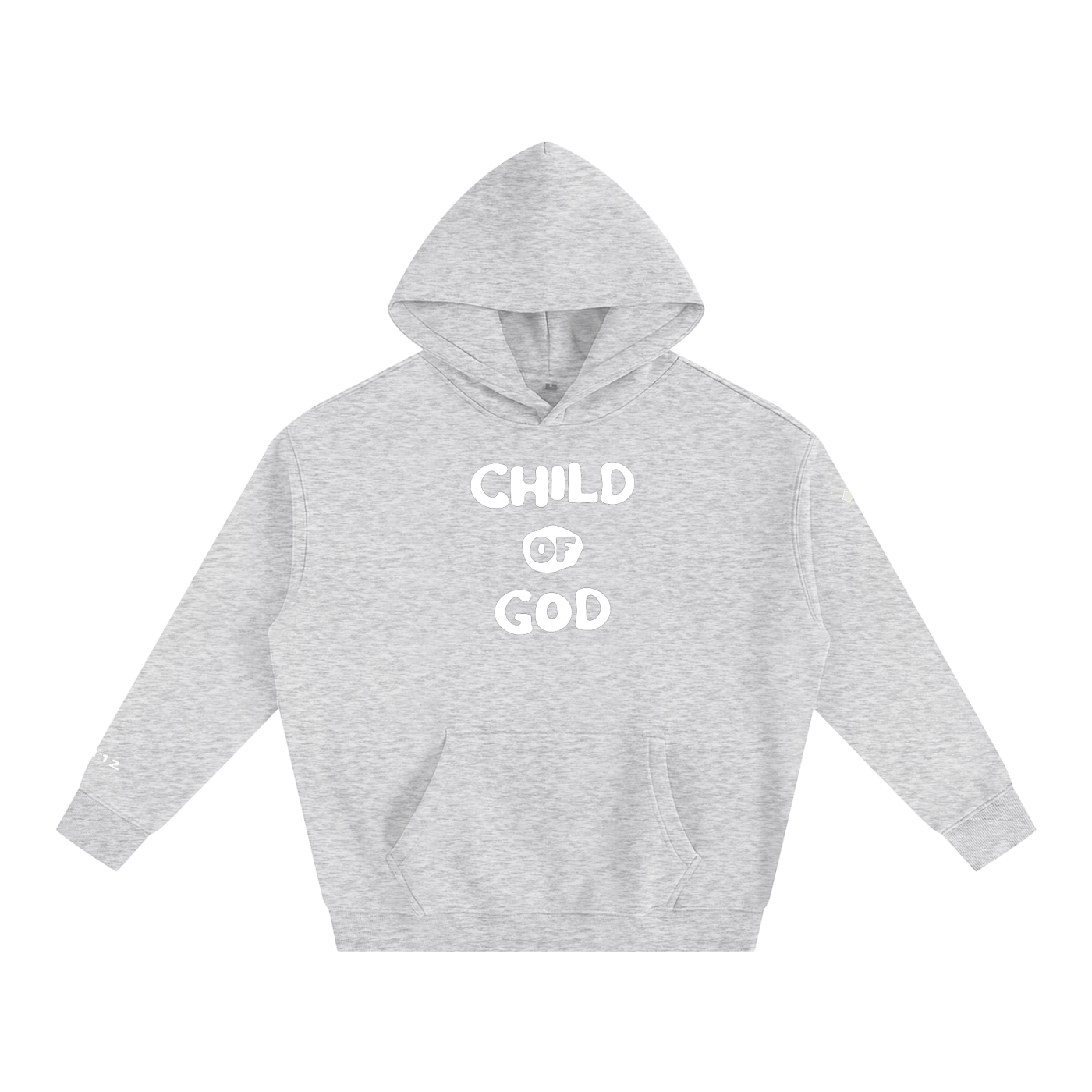 Child of God (John 1:12 & Cross on sleeves) (Oversize Fleeced Hoodie)