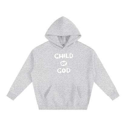Child of God (John 1:12 & Cross on sleeves) (Oversize Fleeced Hoodie)