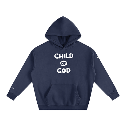 Child of God (John 1:12 & Cross on sleeves) (Oversize Fleeced Hoodie)