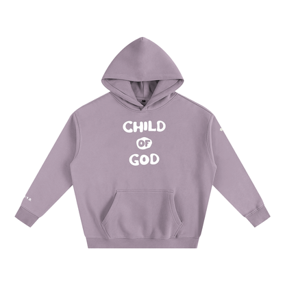 Child of God (John 1:12 & Cross on sleeves) (Oversize Fleeced Hoodie)