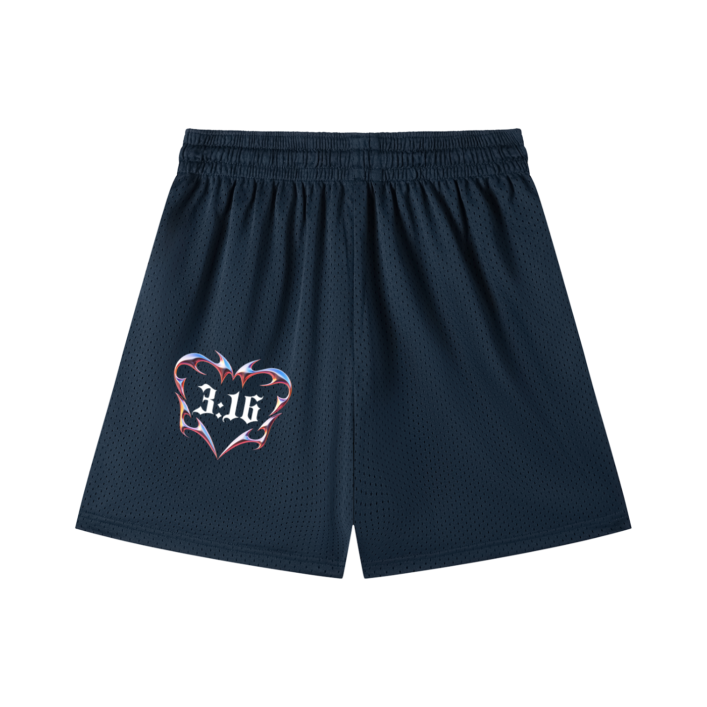 John 3:16 (Mesh Drawstring Shorts)