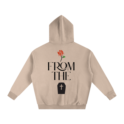 Rose from the grave (Oversize Fleeced Hoodie)