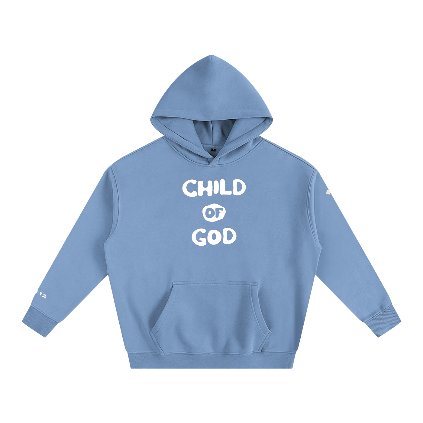 Child of God (John 1:12 & Cross on sleeves) (Oversize Fleeced Hoodie)