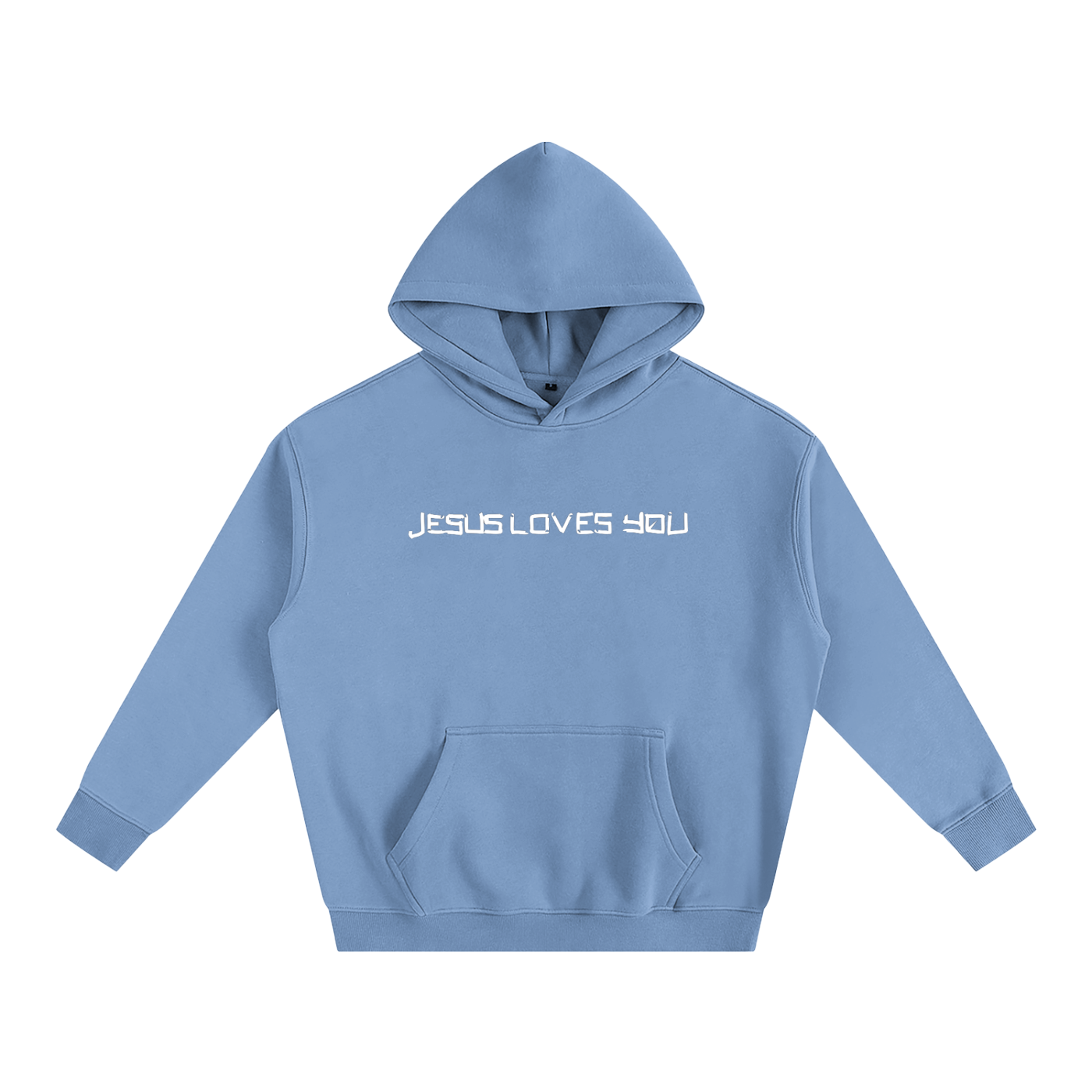 He loves you (Oversize Fleeced Hoodie)(hearts on sleeve)