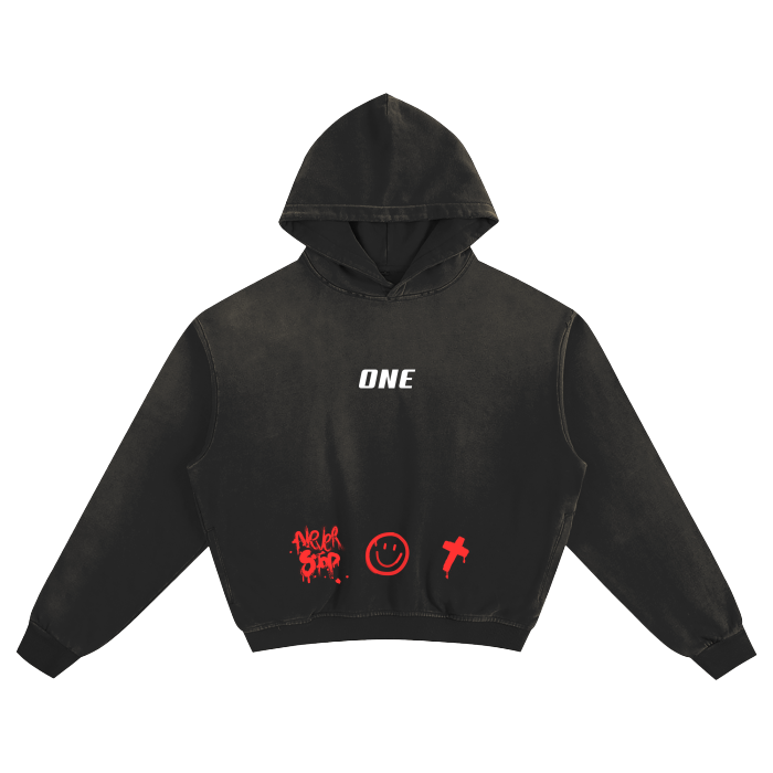 Rare victories (Sunfade Boxy Hoodie)