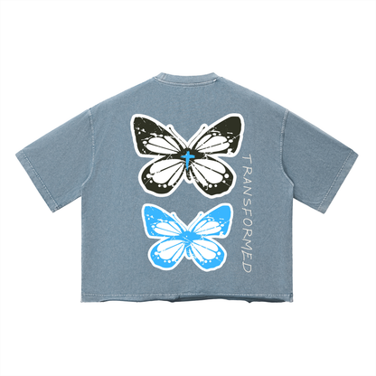 Transformed (Unisex Vintage Wash Boxy T-Shirt)