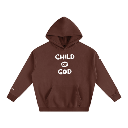 Child of God (John 1:12 & Cross on sleeves) (Oversize Fleeced Hoodie)