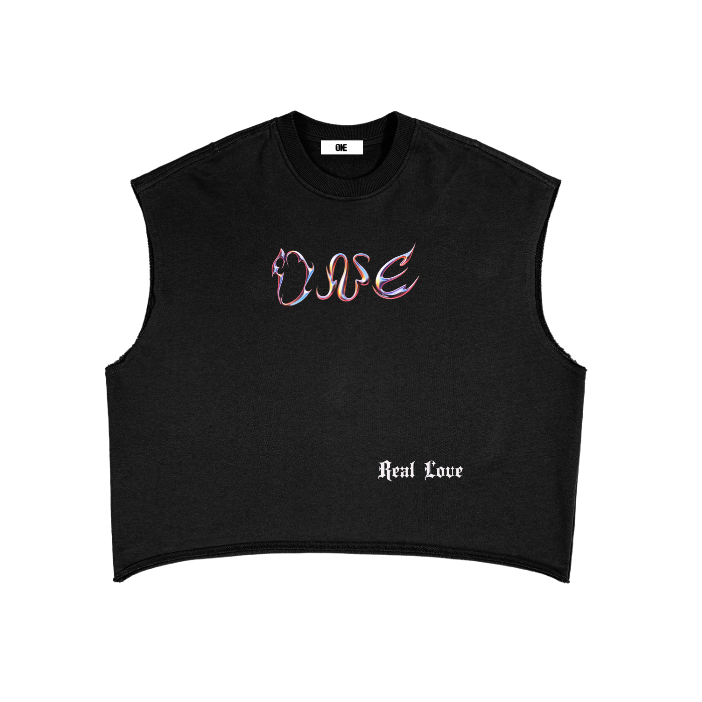 Real Love-John 3:16 (French Terry Boxy Tank Top)