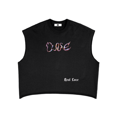 Real Love-John 3:16 (French Terry Boxy Tank Top)