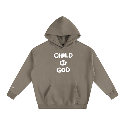Child of God (John 1:12 & Cross on sleeves) (Oversize Fleeced Hoodie)