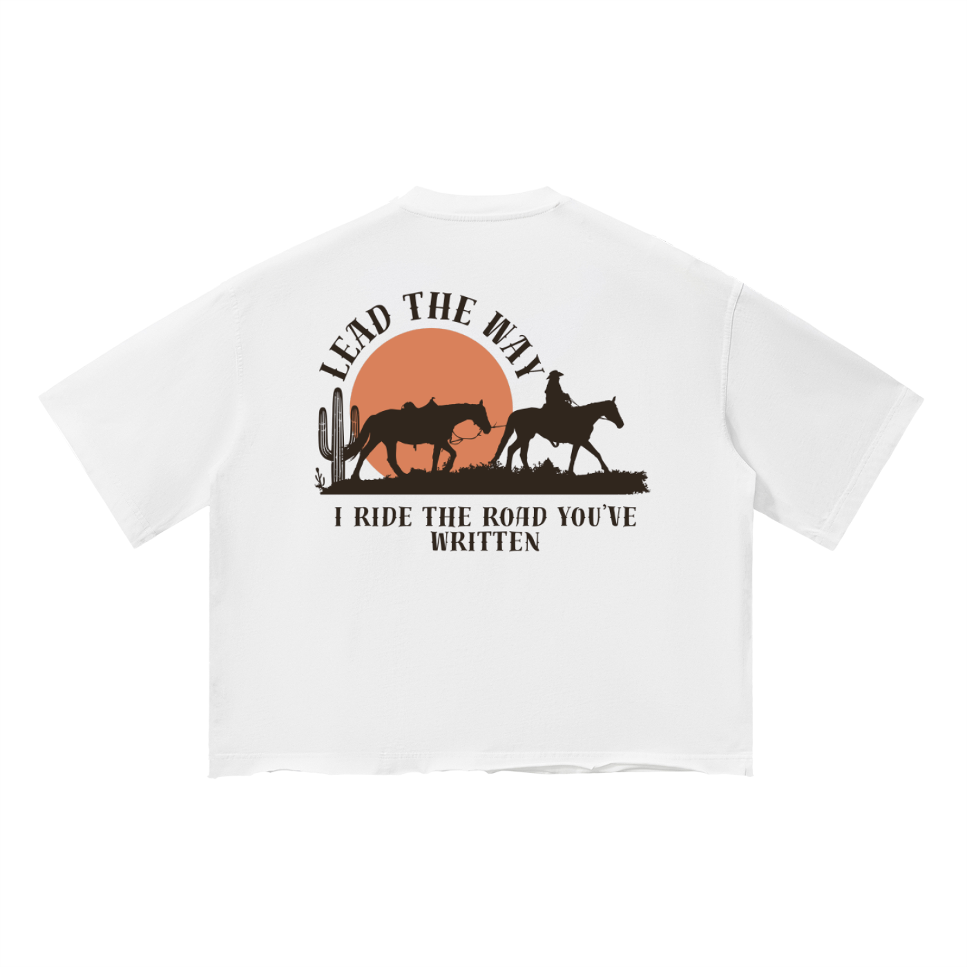 Lead the way (Unisex Vintage Wash Boxy T-Shirt)