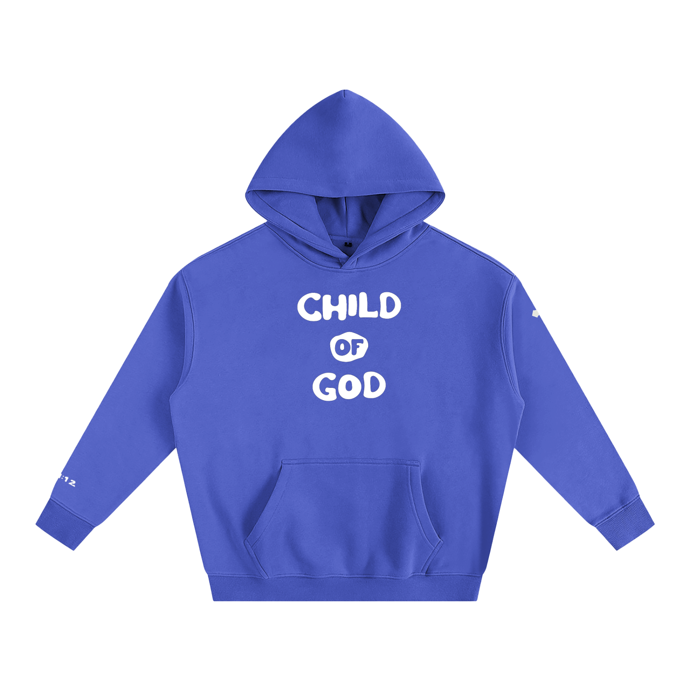 Child of God (John 1:12 & Cross on sleeves) (Oversize Fleeced Hoodie)