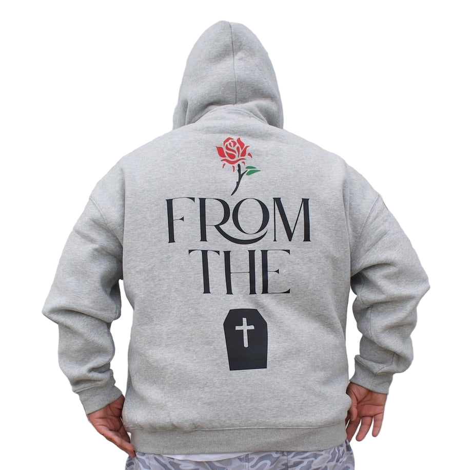 Rose from the grave (Oversize Fleeced Hoodie)