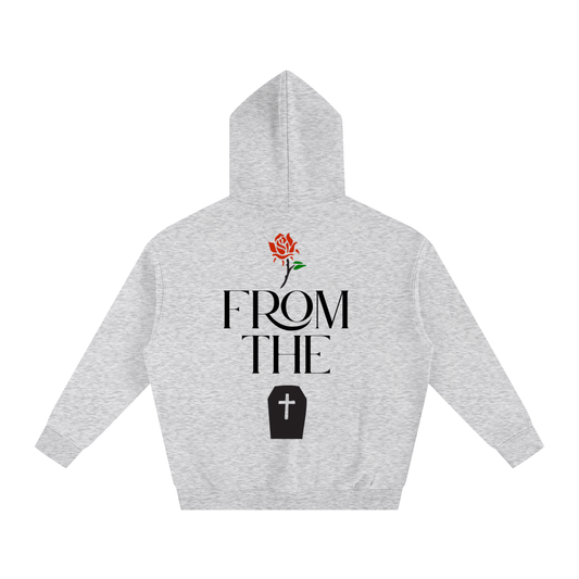 Rose from the grave (Oversize Fleeced Hoodie)