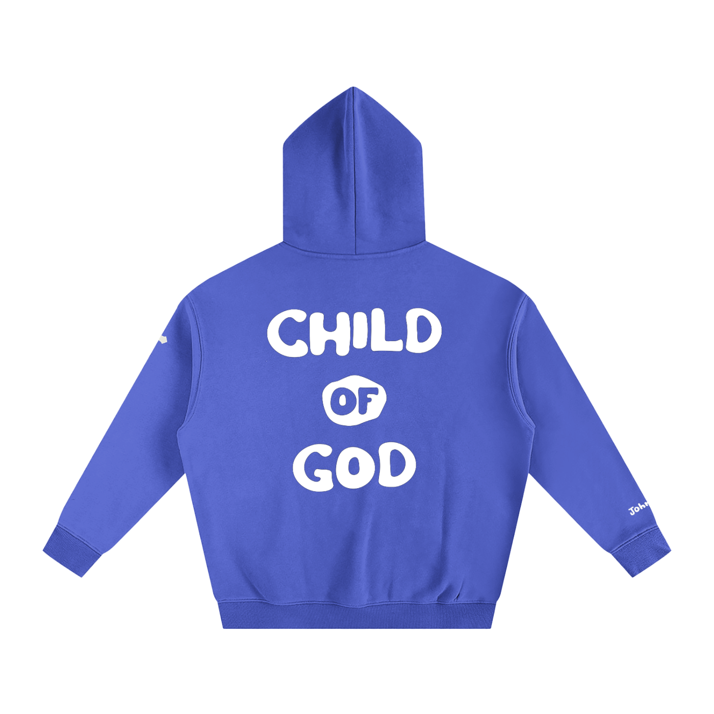 Child of God (John 1:12 & Cross on sleeves) (Oversize Fleeced Hoodie)