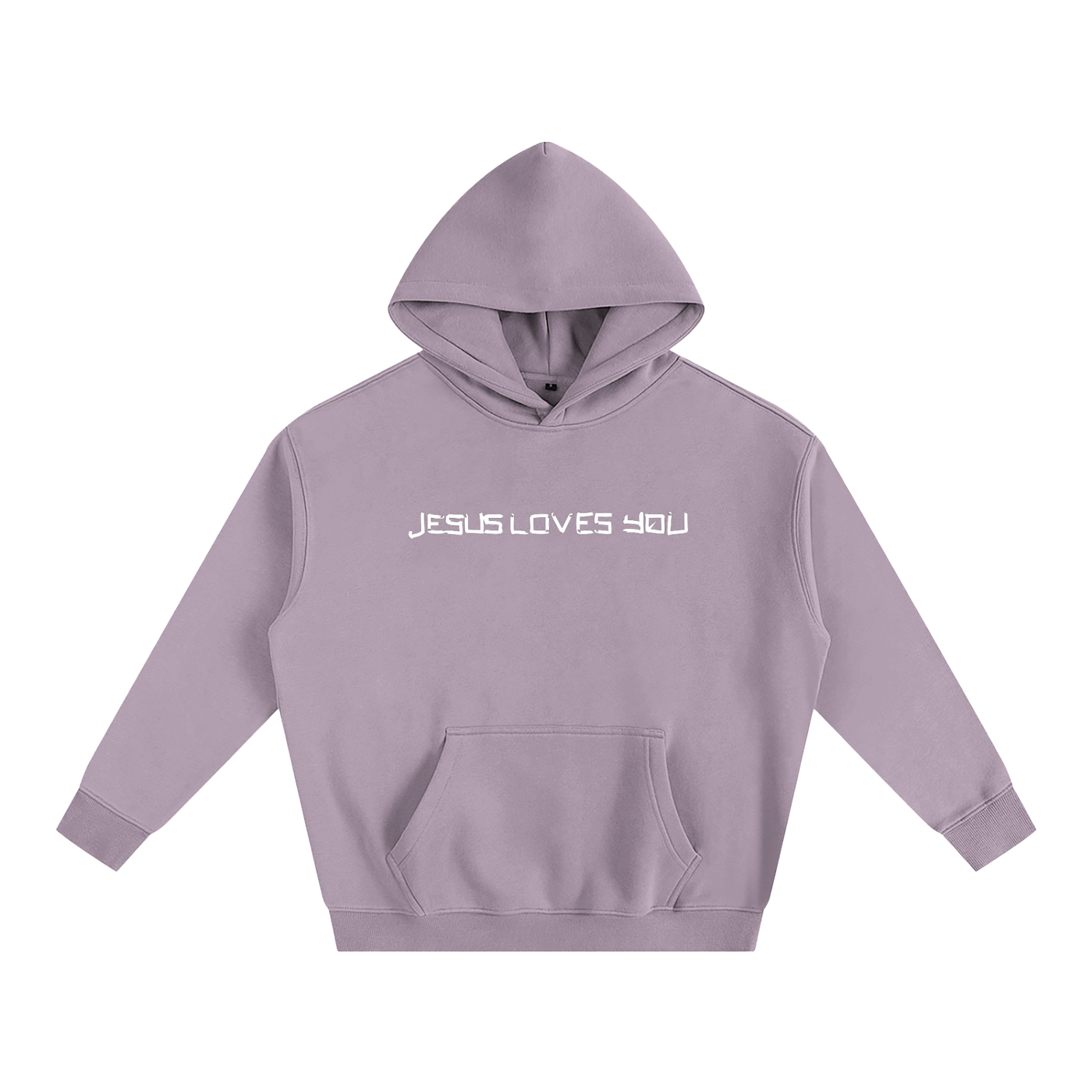 He loves you (Oversize Fleeced Hoodie)(hearts on sleeve)