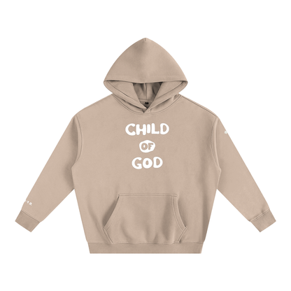Child of God (John 1:12 & Cross on sleeves) (Oversize Fleeced Hoodie)