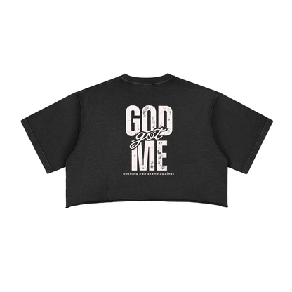 God got me (crop top)