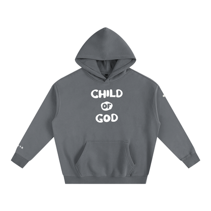 Child of God (John 1:12 & Cross on sleeves) (Oversize Fleeced Hoodie)