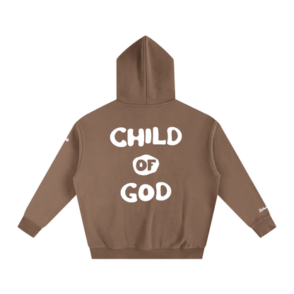 Child of God (John 1:12 & Cross on sleeves) (Oversize Fleeced Hoodie)