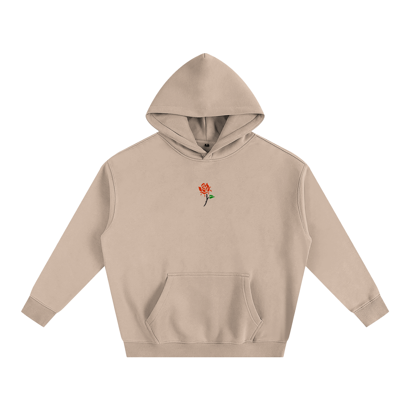 Rose from the grave (Oversize Fleeced Hoodie)